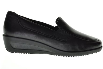 Ara Zürich - dames instapper - zwart - maat 41.5 (EU) 7.5 (UK)