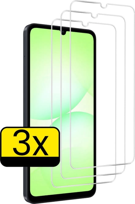 Screenprotector - Geschikt voor Samsung Galaxy A07 - 3 Stuks - Extra Sterk - Beschermglas - Gehard Glas - Tempered Glass - Screen Protector