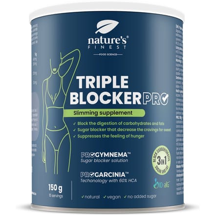 Triple Blocker Pro - Formule met ID-alG™, Gymnema en Garcinia - citroensmaak - 150 g