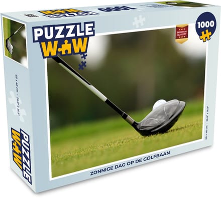 Puzzel Zonnige dag op de golfbaan - Legpuzzel - Puzzel 1000 stukjes volwassenen