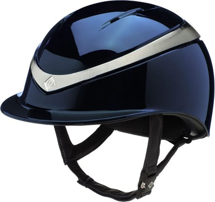 Charles Owen Halo Glossy Navy/Platinum - 56