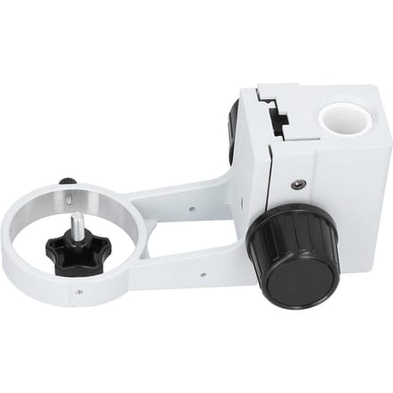 76mm Microscoop Verstelbare Focusbeugel voor Trinoculaire Binoculaire Stereomicroscoop 32mm Kolom white