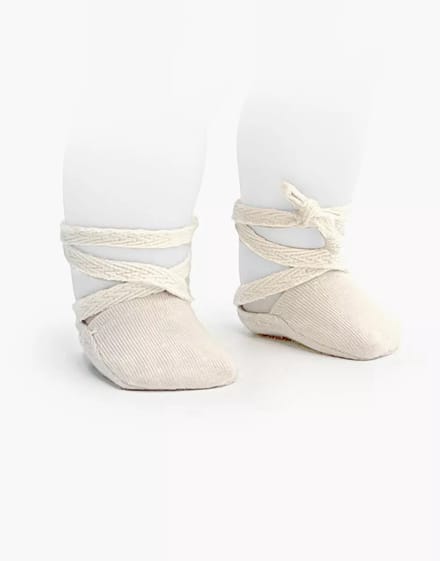 Minikane Poppenschoenen Balletslofjes Creme 34 cm