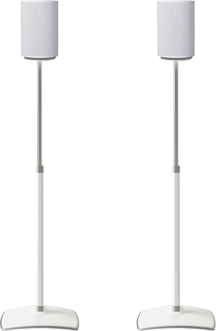 Verstelbare Speaker Stands voor Sonos Era 100 - Wit - Ideaal voor Thuisbioscoop en Surround Sound