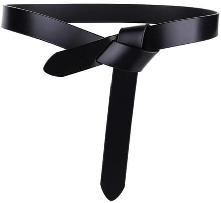 Dailygoods- Damesriem Geknoopt - Rundleer - Elastisch - Tailleband - Retro - Elegante Ontwerp