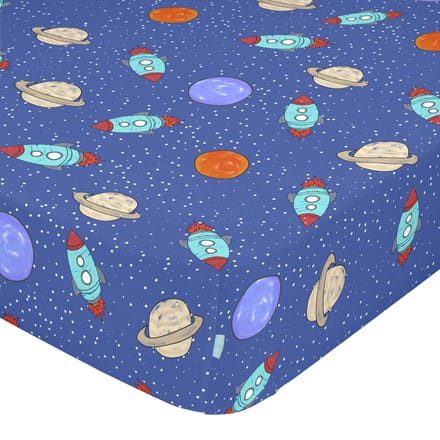 Kinderhoeslaken Space Rocket | Mr Fox