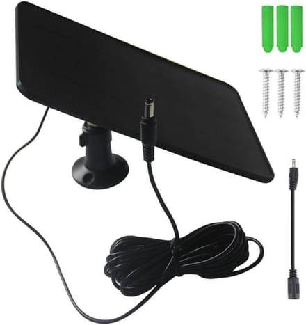 Zonnepaneel - Zonneoplader - Camera Opladen - Hoge Efficiëntie - 6W Vermogen - Zwart