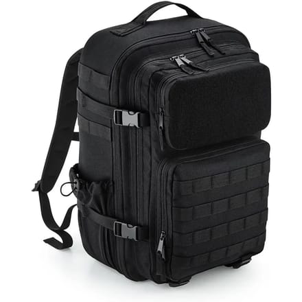 BagBase MOLLE Tactical 35L Backpack BG850 - Black - 31 x 48 x 24 cm