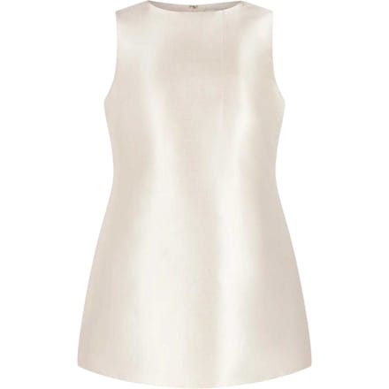 Odd Muse Dames De Ultieme Satijnen Mouwloze Shiftjurk (Roze Blush)
