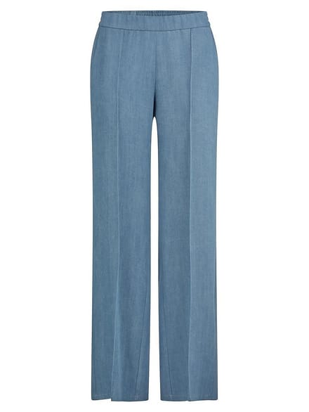 Wide Fit-broek Van Peter Hahn denim