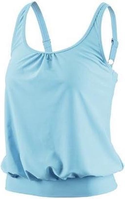 BECO Tankini Top C-cup Dames - Polyamide/elastaan - Turquoise - Maat 36