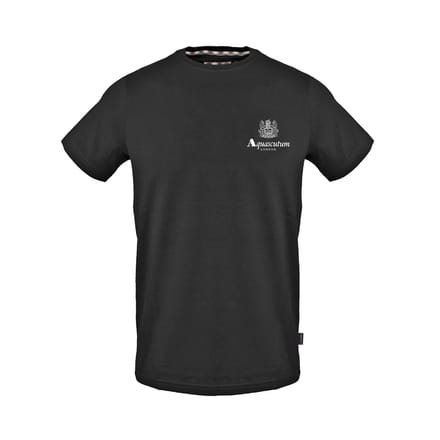 Aquascutum Heren Emblem Regular T-shirt (Zwart)
