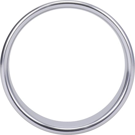 Doc Johnson Brushed Alloy - Cockring - Extra Large silver
