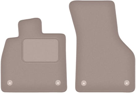 Beige velours vloermatten voor: Audi TT III coupé (2015-)