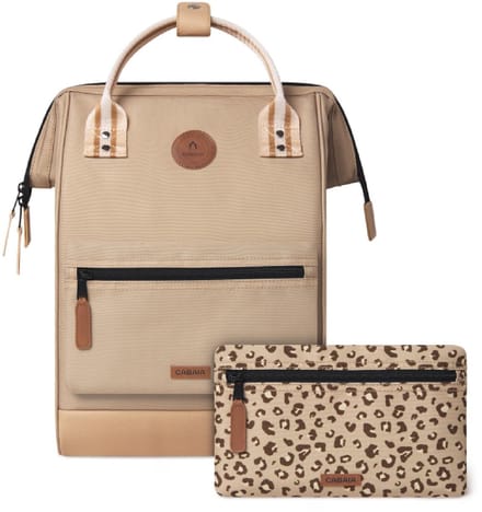 CABAIA - Rugzak Adventurer Medium 18L Lobito, Computercompartiment 13", Levenslange garantie, Brede opening - Bruin