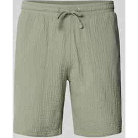 Korte broek met structuurpatroon model 'AIDEN'