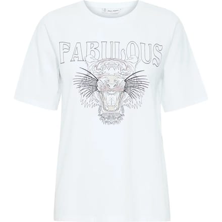 T-shirt met glitter voor dames Pulz Jeans Mandy