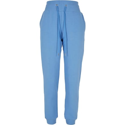 Urban Classics - Organic High Waist Dames joggingbroek - 3XL - Blauw