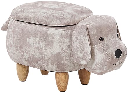 DOGGY - Hocker - Beige - Fluweel
