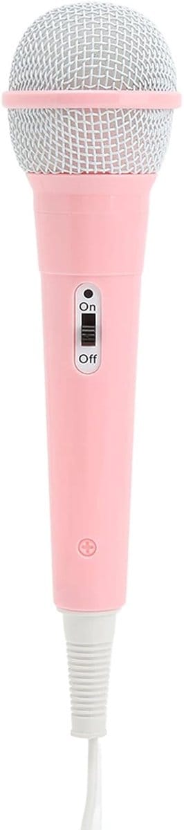 Bedrade kindermicrofoon met 3,5 mm jackconnector - roze
