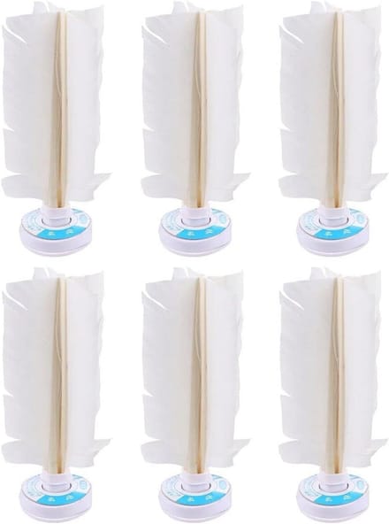 Veer Shuttle Set - Traditioneel Jianzi - Voetbal Oefening - Traditioneel Spel - 12.5 x 4 cm - Wit