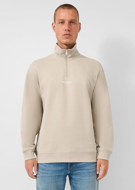 Q/S designed by - Heren sweater - Maat M - Mannen - Bruin - katoen