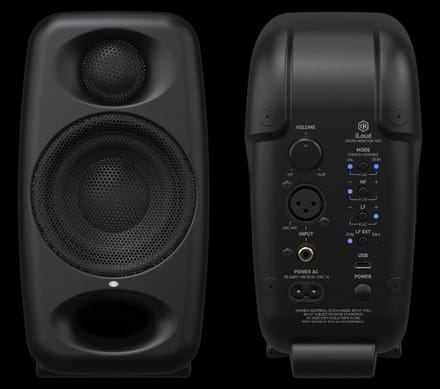 IK Multimedia iLoud Micro Monitor Pro Black Immersive Bundle – 11‑kanaals compacte studio‑monitor set met ARC‑kalibratie