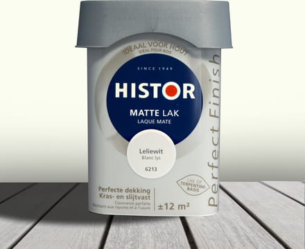 Histor Perfect Finish Lak Mat 0,75 liter - Leliewit
