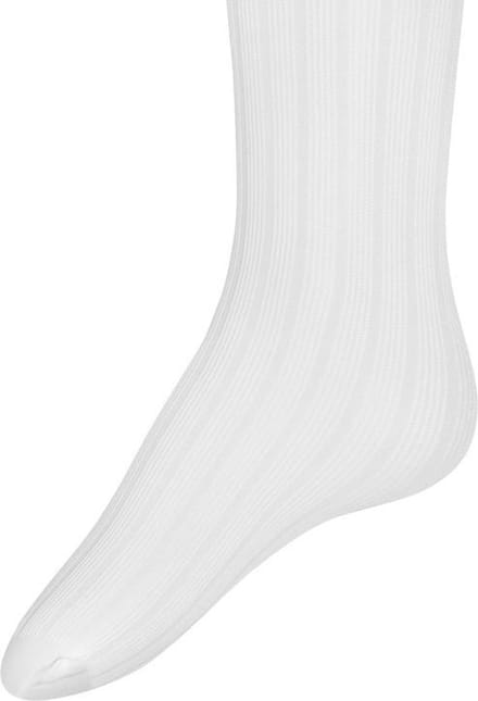 Ribpanty voor kinderen 50 DEN Wit- 98/104