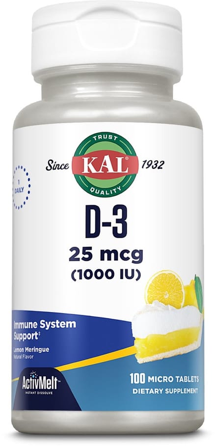Vitamine D3 1000 IE ActivMelt‚Ñ¢ | laboratoriumgetest