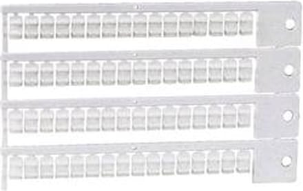 Finder 093.64 Markeerlabel Zonder opdruk Wit 1 stuk(s)