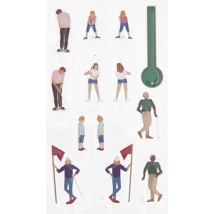 Rico Design Gel stickers "FIGURICO" - Golf