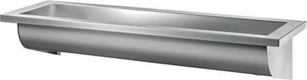 CANAL collectieve wastafel wandmodel 600 mm RVS 304 mat