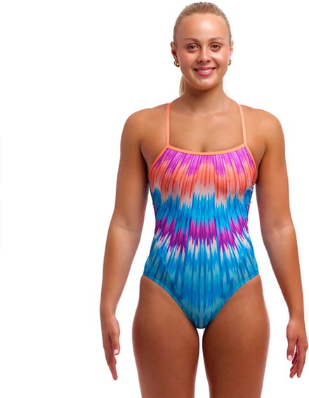 Funkita Single Strap One Piece Zwemkleding Blauw AUS 6 Vrouw