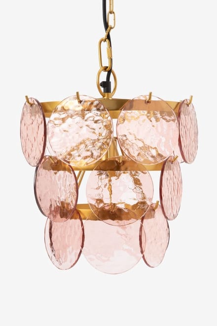 Sissy-Boy - Lichtroze scallop kroonluchter
