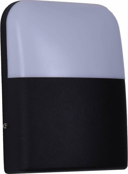 Moderne Buitenwandlamp Vierkant Zwart incl. LED - Garleds Jasmijn