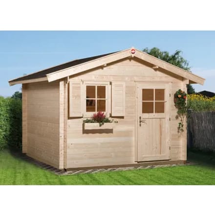 Weka Tuinhuis 107 - Onbehandeld - 262x300cm - 12,6 M³