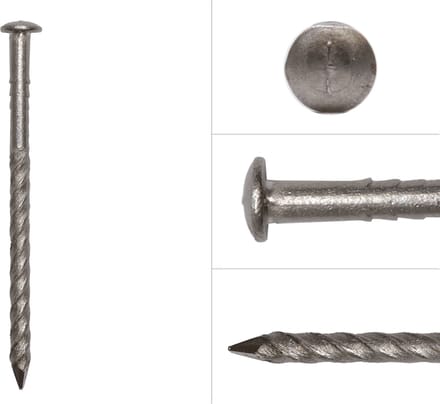 Wovar Bolkop schroefnagels RVS 2.9 x 45 mm | Doos 280 Stuks
