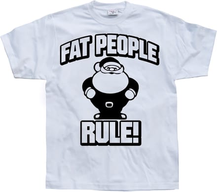 Hybris Fat People Rule T-shirt SH-1-15069-H6-2