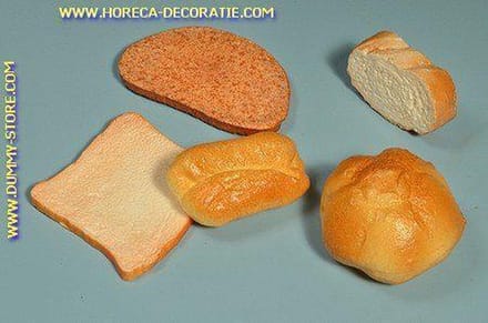 Brood assortiment 5 stuks - brooddummy