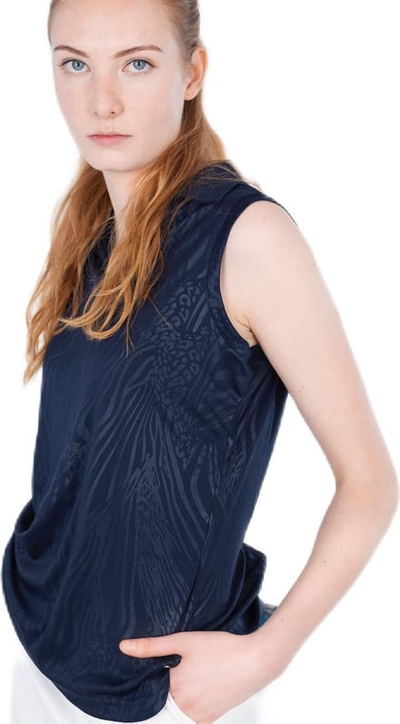 Func Factory dames Poloshirt Scale donkerblauw maat 36