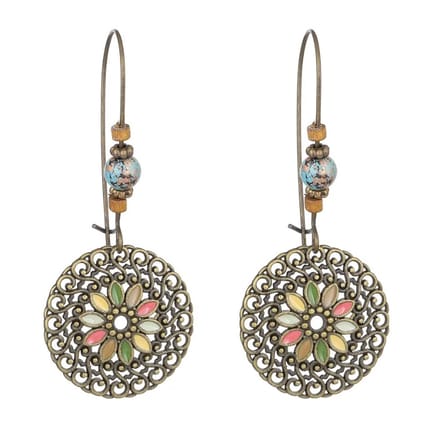 Jomide Oorhangers Vintage Boho - Bloem