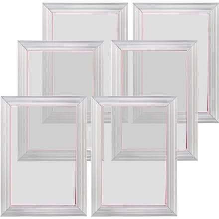Zeefdrukkit Zijdezeefdrukframe 10x14 inch 156 Count Gaas 6 stuks