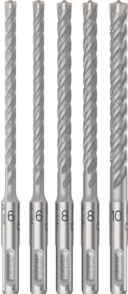 Bosch Accessories 2608833911 2608833911 Hamerboorset 6.0 mm, 6.0 mm, 8.0 mm, 8.0 mm, 10.0 mm 1 stuk(s)