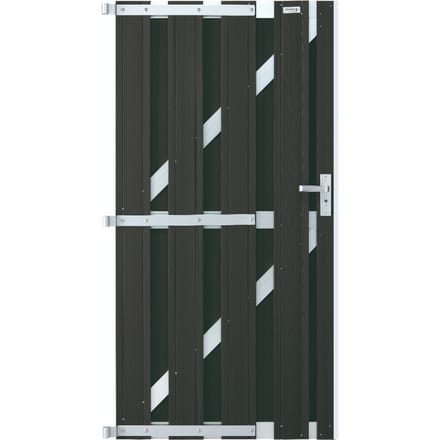 Intergard Tuinpoort antraciet schutting WPC 90x180cm