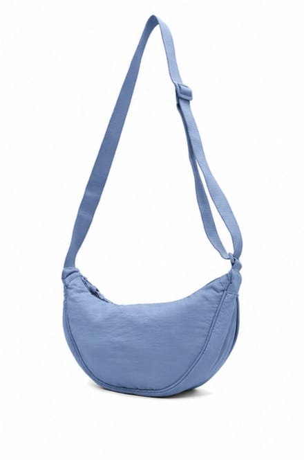 Twisted Peach® | Crossbody tas | Blauw | Dames | Schoudertas | Halve maan | 30 CM | Compact