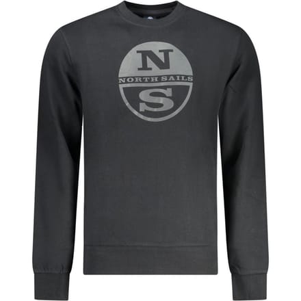 North Sails Zwarte Katoenen Heren Sweater