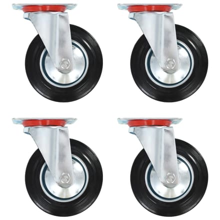 vidaXL - Zwenkwielen - 4 - st - 160 - mm