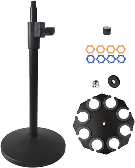 Microfoon Klem - Stabiele Houder - Opnemen Geluid - Schokabsorberende Basis - 130 MM - Zwart