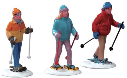 Lemax - Snowshoe Walkers - Set van 3